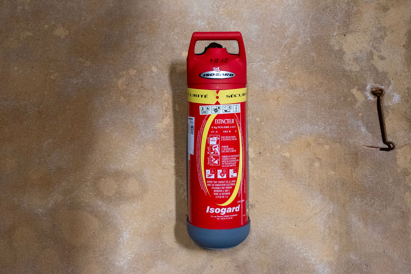 Extincteur pour la sécurité de la maison